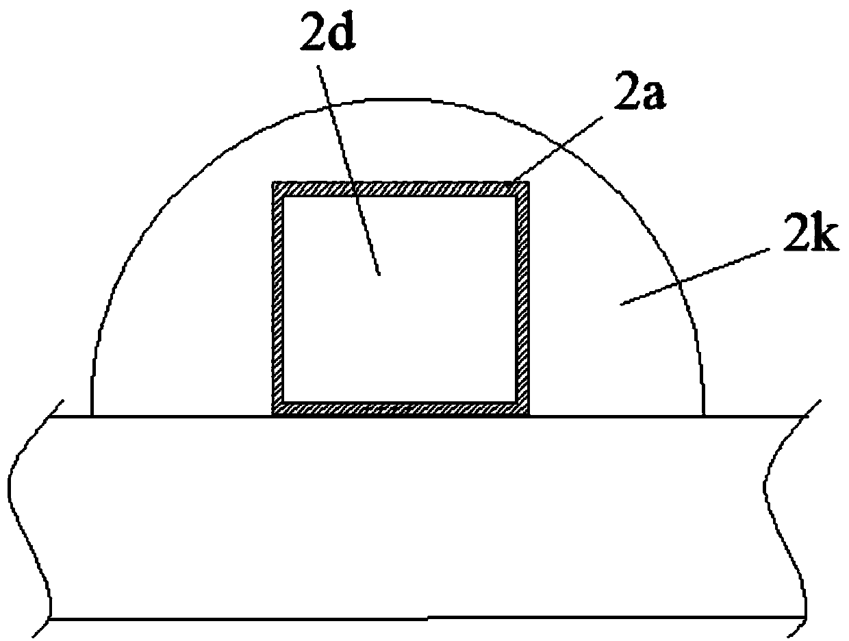 Split mounting type secondary lining arch segment jacking device for tunnel