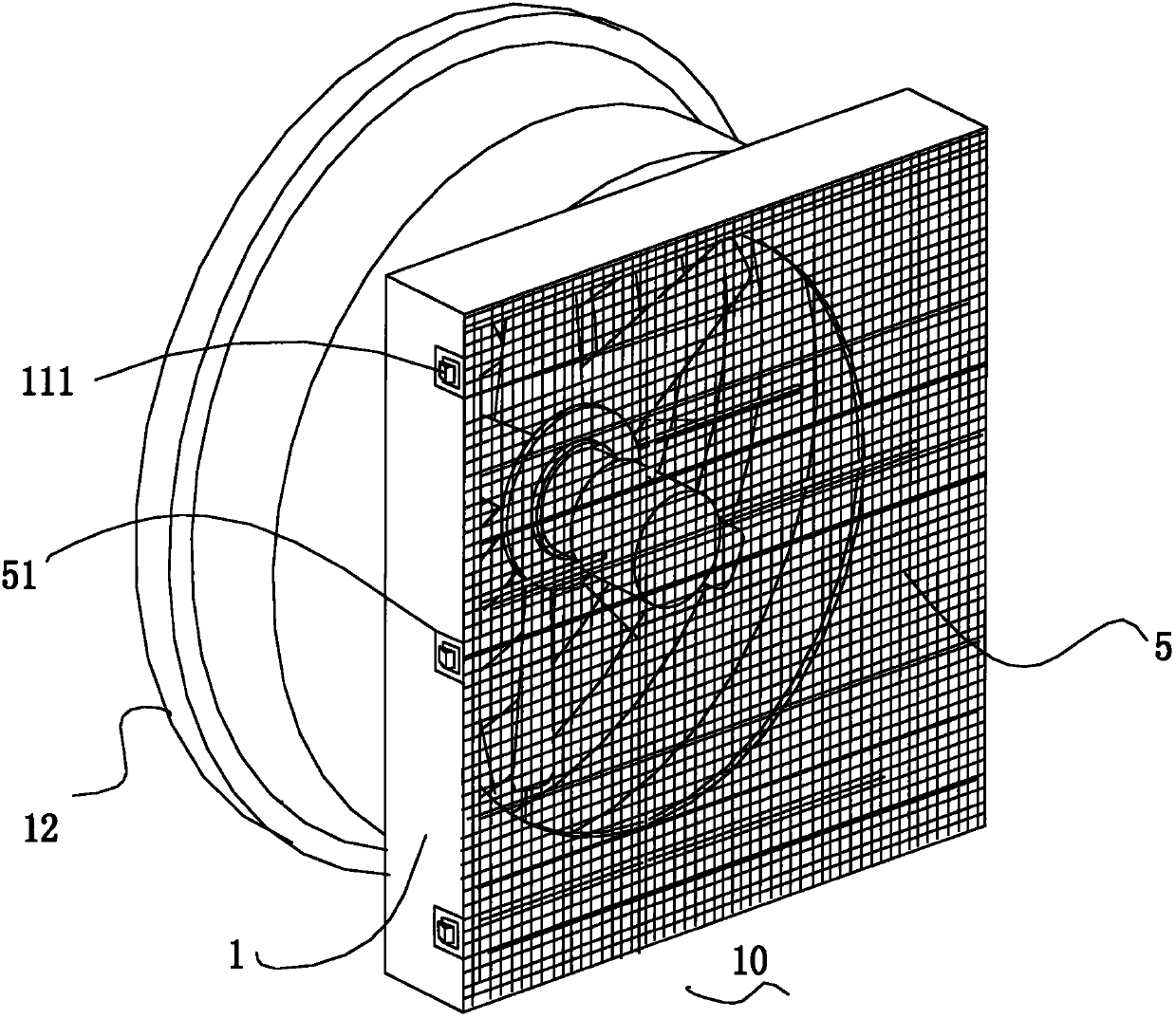 Negative-pressure fan