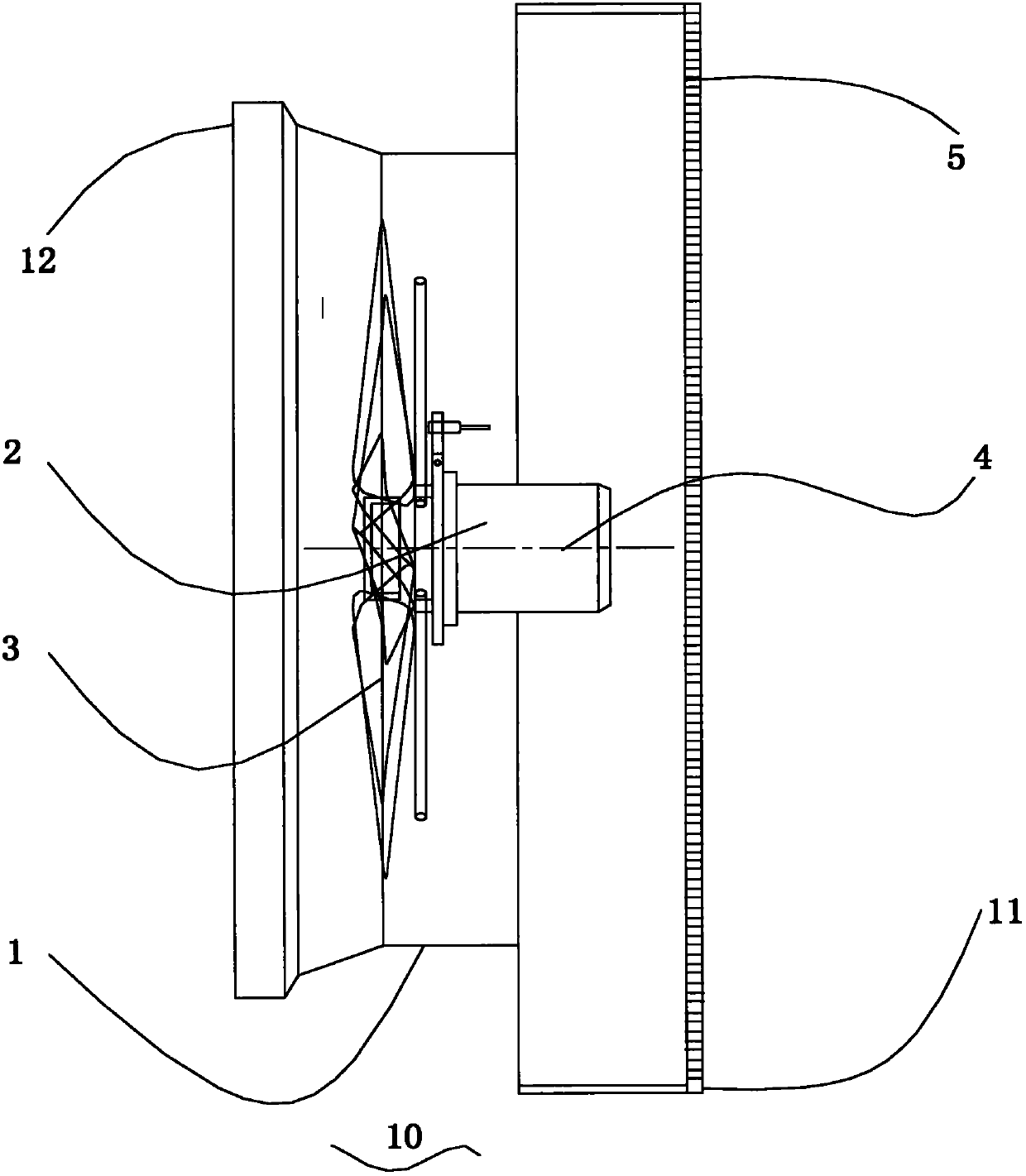 Negative-pressure fan