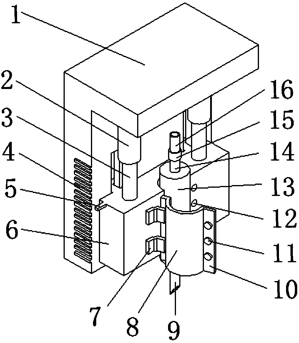 Multifunctional pneumothorax exhaust device for internal medicine nursing