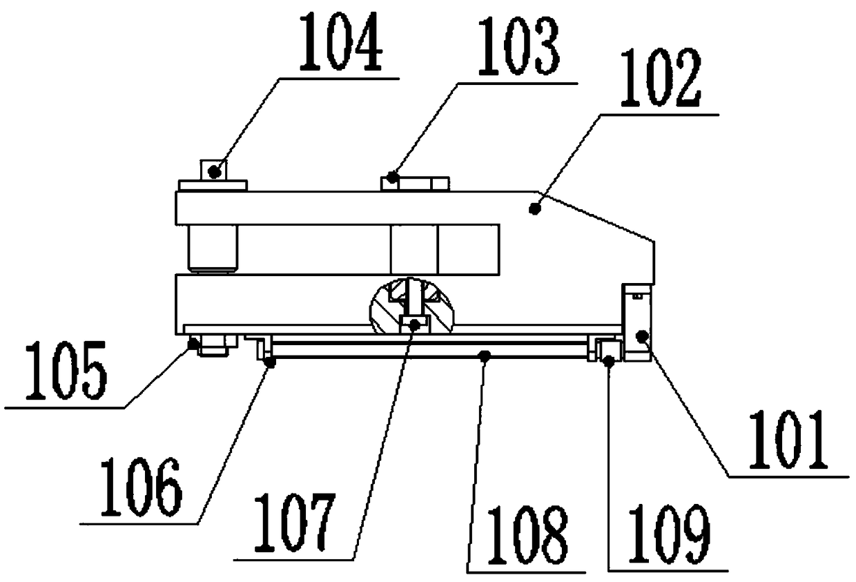 A multi-axis drilling device for pcd holes of aluminum alloy wheels