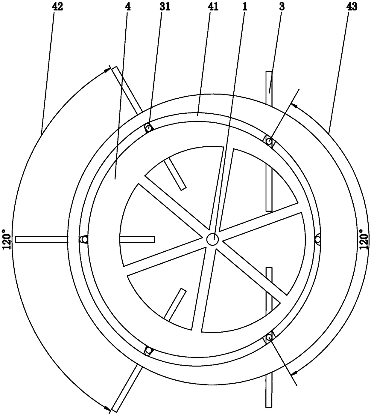 A positively loaded wind or hydroelectric generator