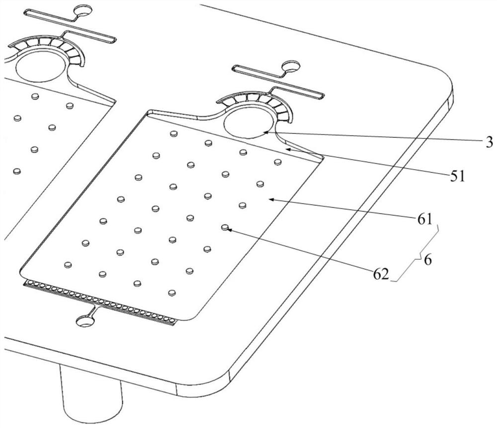 Micro-fluidic chip convenient for droplet tiling