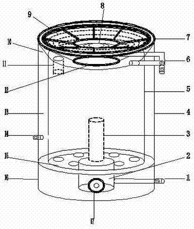 Multi-functional gasification biogas environment-friendly energy-saving furnace