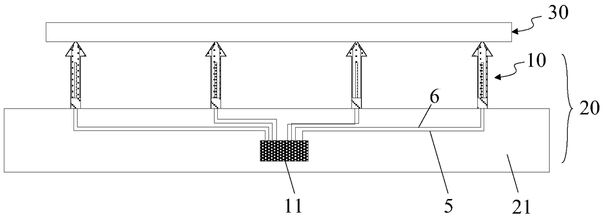 A support and a support device for supporting a substrate