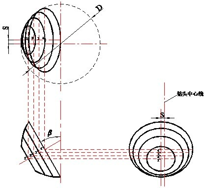 Drill bit for breaking rock by rotary cutting