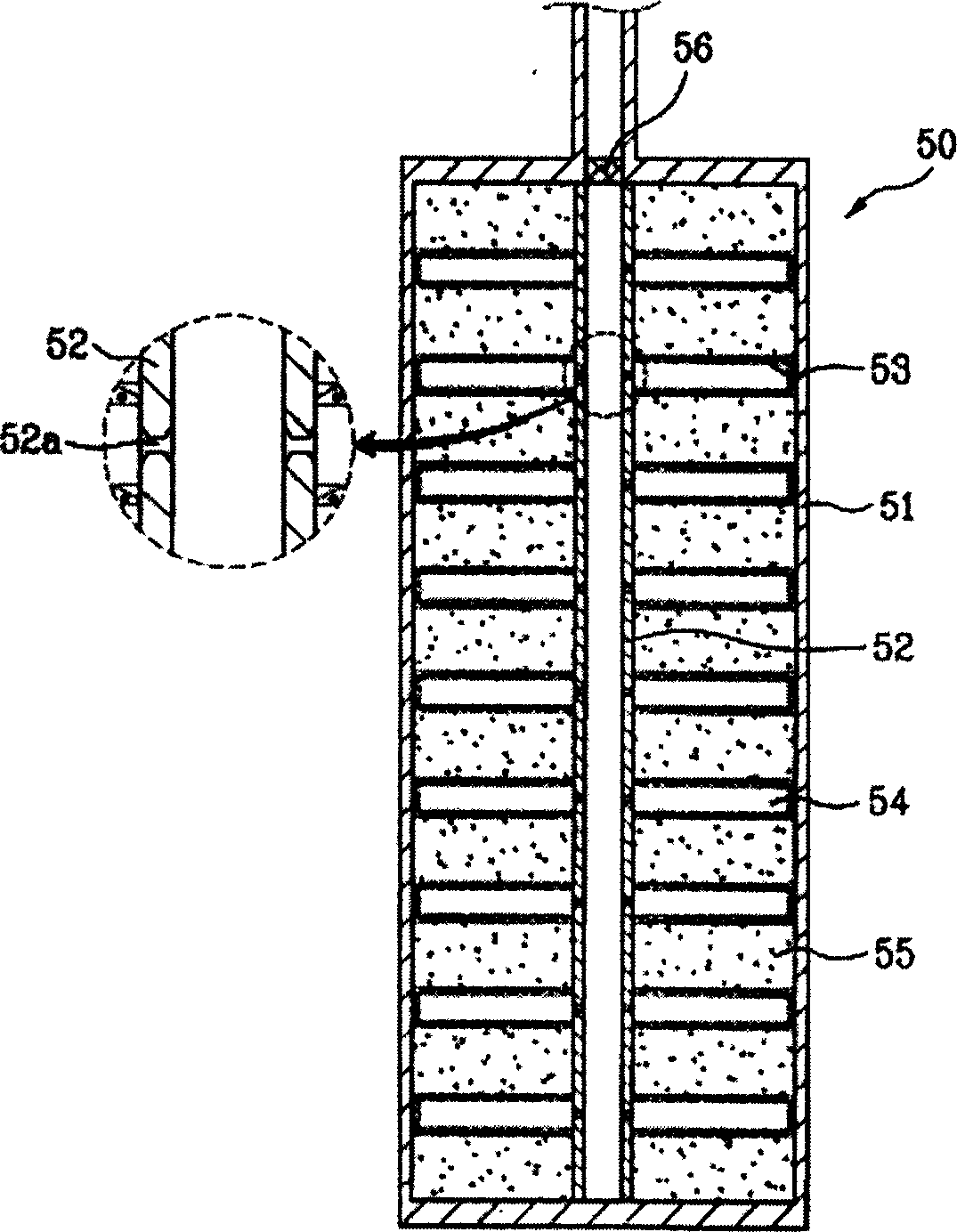 Hydrogen gas storage alloy reactor