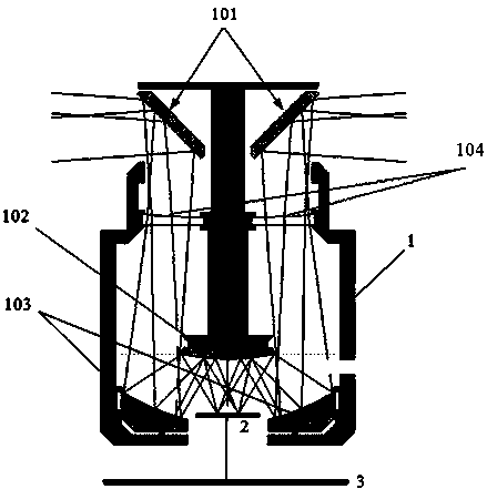 Common-light-path and multi-view-field star sensor and star attitude measurement method thereof