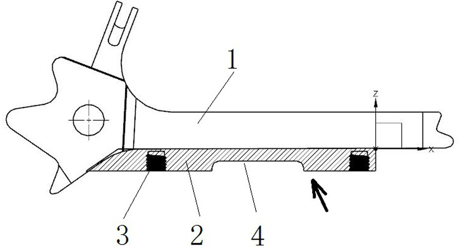 Ultrahard-material special-shaped component tensioning positioning tool assembly and milling method