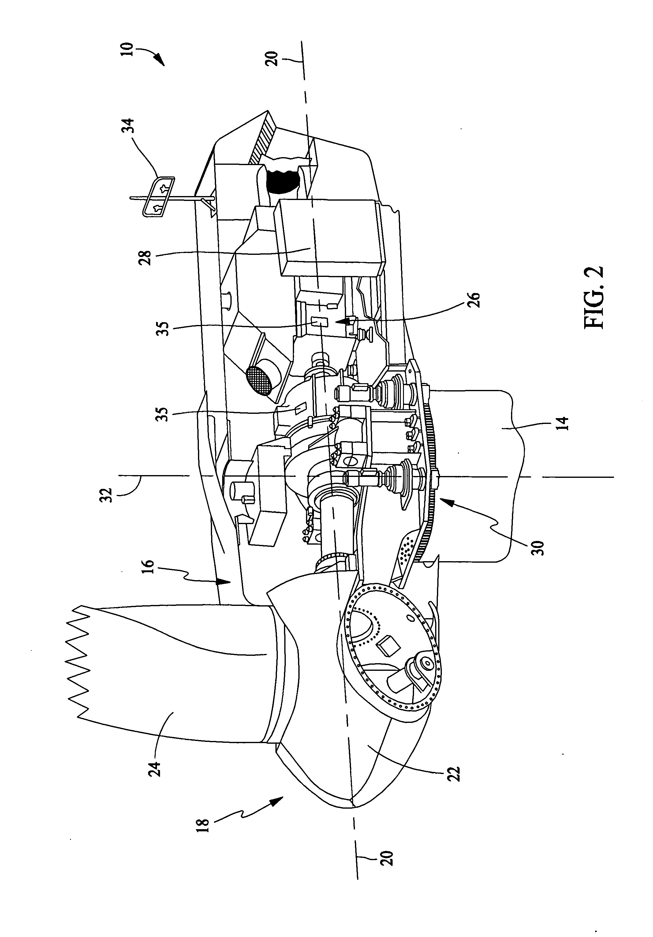 Method and apparatus for wind turbine braking