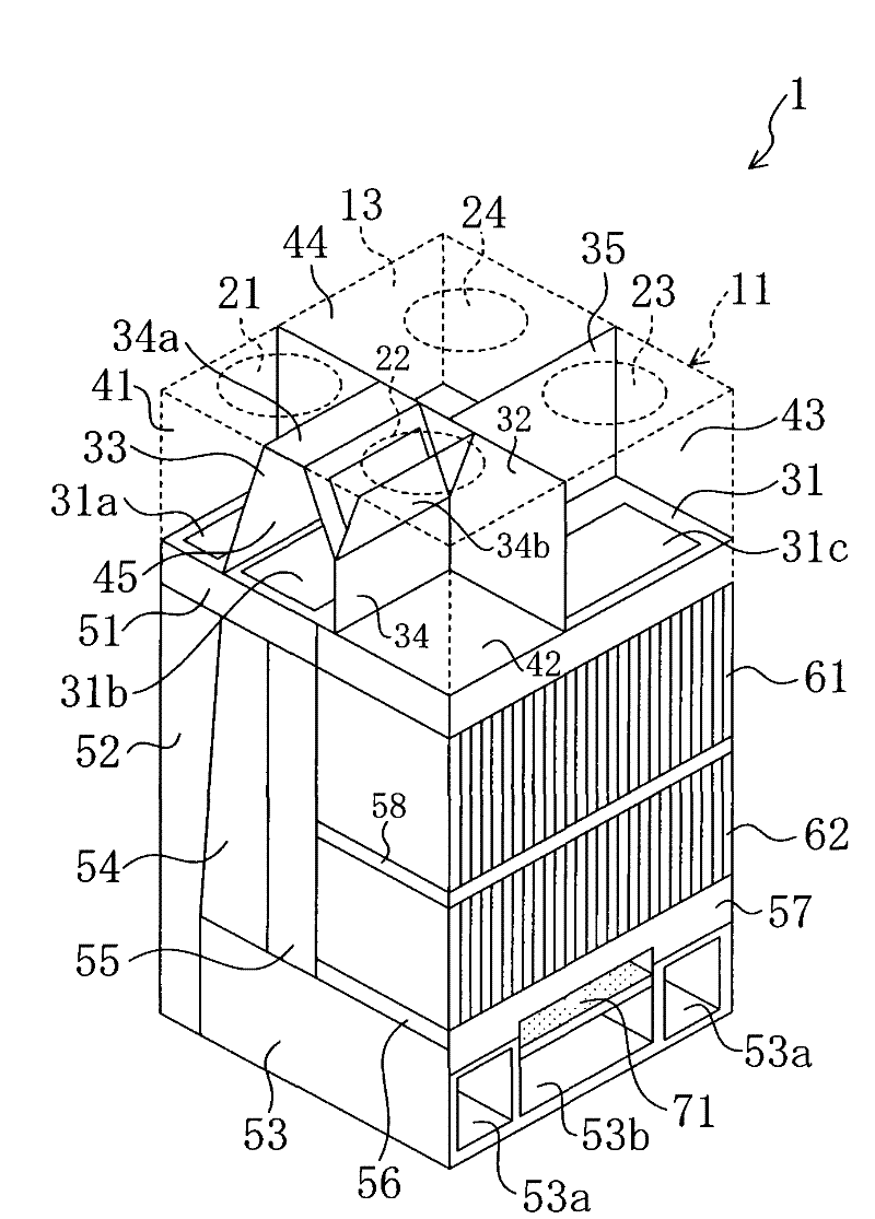 Ventilating device