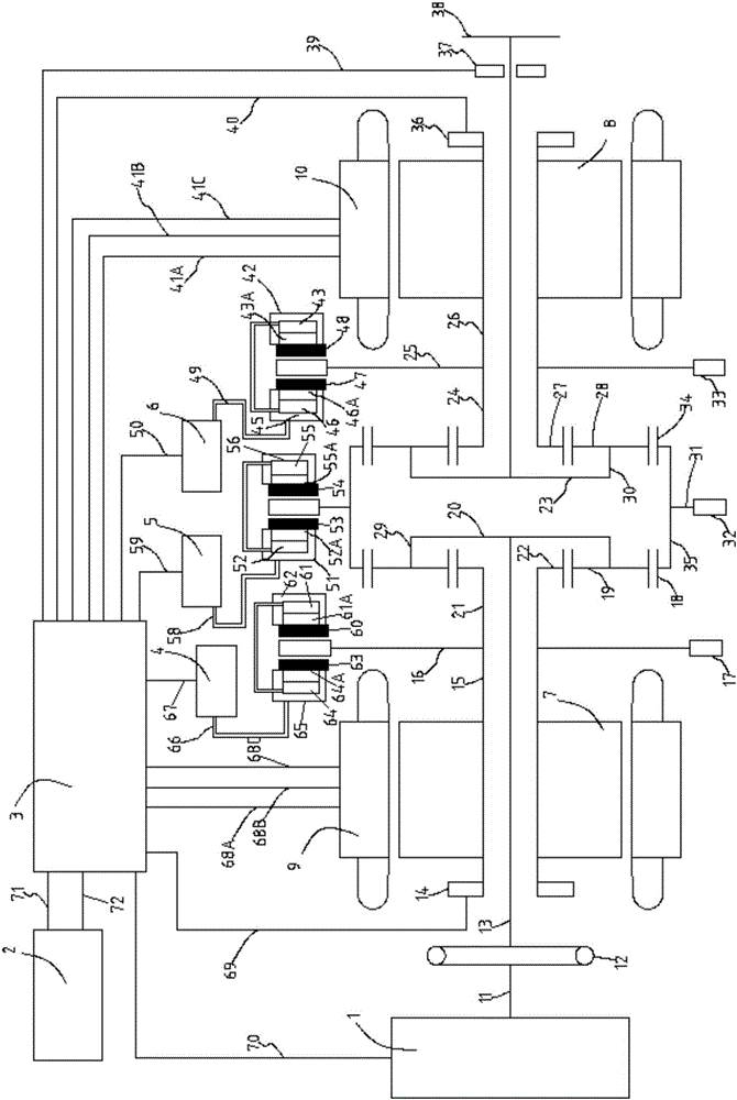 Hybrid power assembly with multimode compound planets