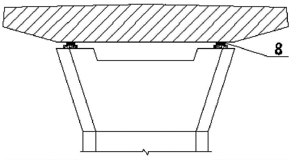 Outer-side span stay cable-free stay bridge with horizontal stress performance improved