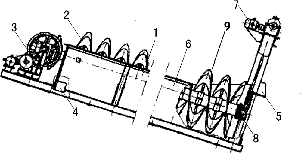 Graded sand taking and conveying system used for tailing reuse of tailing pond