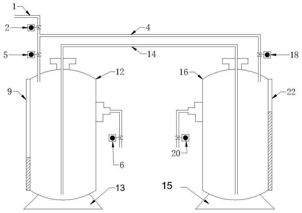 Method and device for measuring gas production rate of natural gas hydrate exploitation