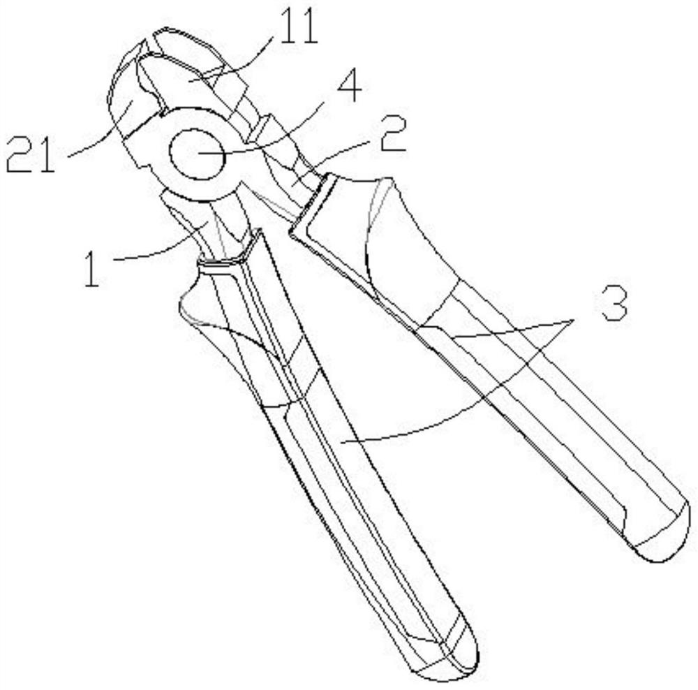 Linear groove opening pincers