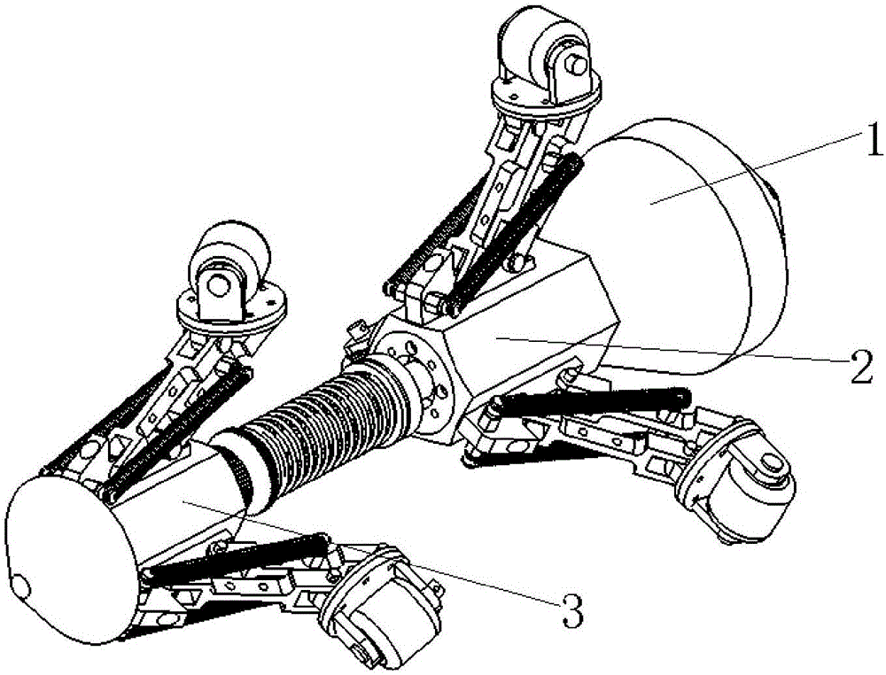 Intelligent remote control self-adaption pipe robot