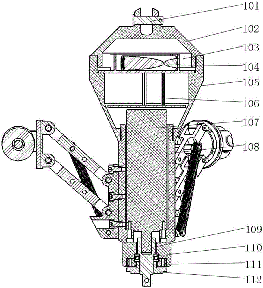 Intelligent remote control self-adaption pipe robot