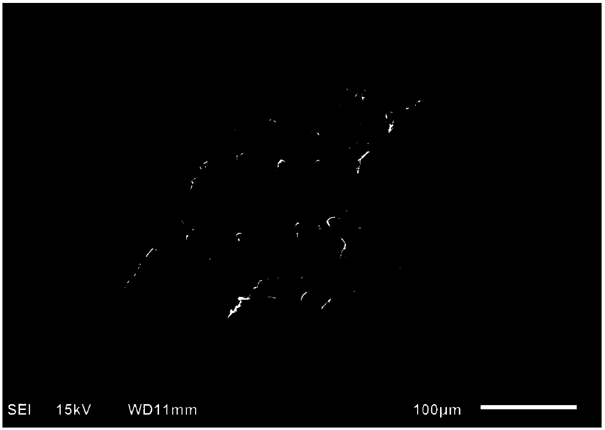 Expanded polymer grouting material for high pressure and large flow karst water inrush treatment and preparation method