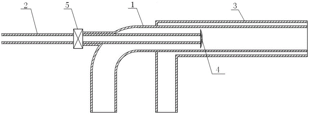 A gas flameless combustion device and combustion method with extremely low nitrogen oxide emissions