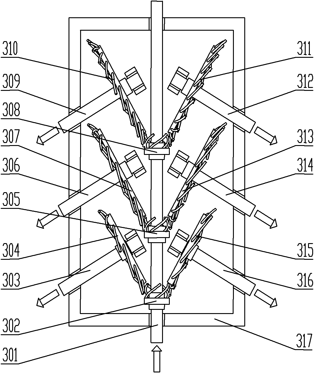 Parallel multi-output micro-transmission