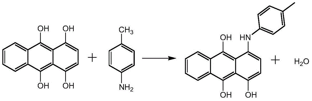 A kind of synthetic method of solvent violet 13