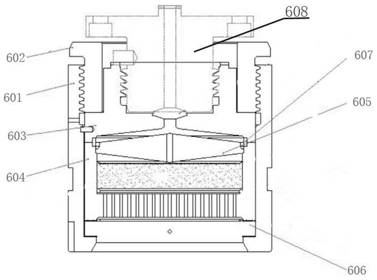 Polymer fiber spinning component disassembly system and disassembly method