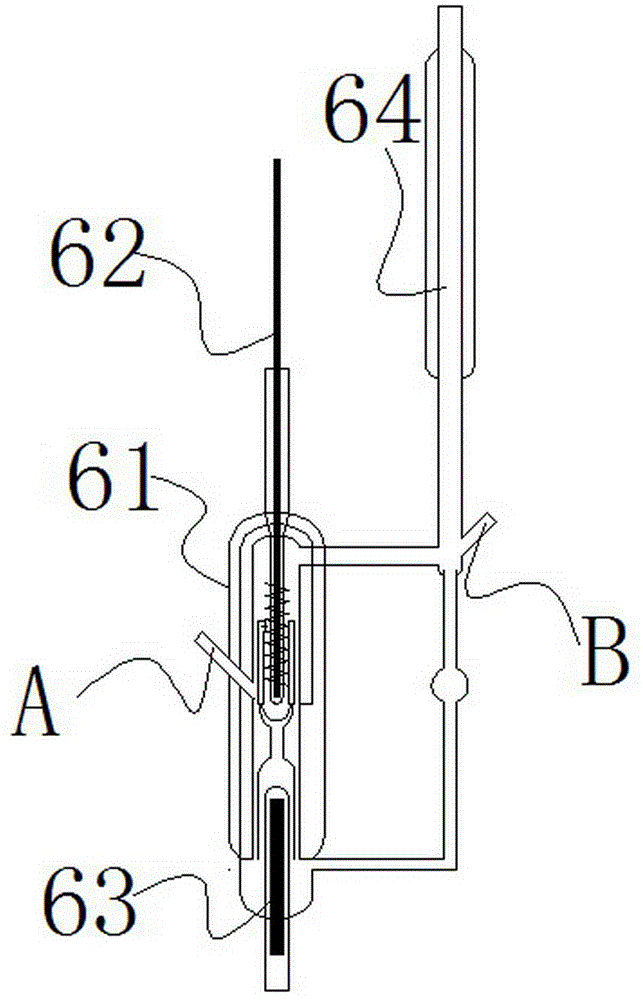 Decompression gas-liquid balance measuring system