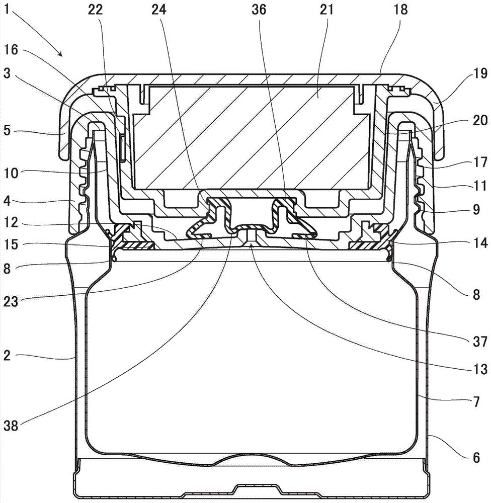 covered container