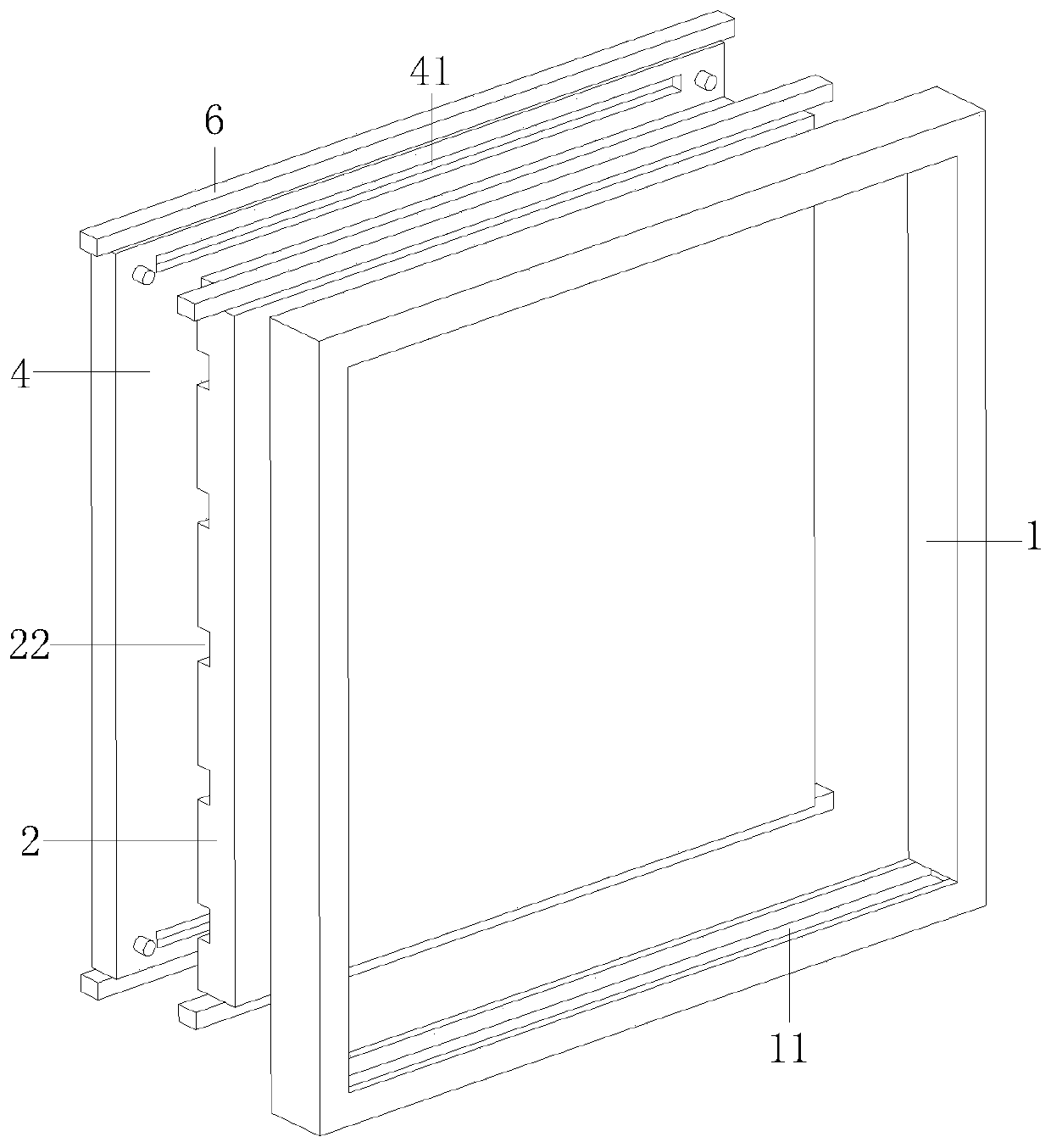 Solar photovoltaic glass curtain wall