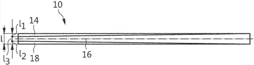 Lightguide with means to compensate for gradual losses of light along the guide