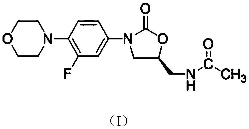 Linezolid crystal form B and preparation method and application thereof