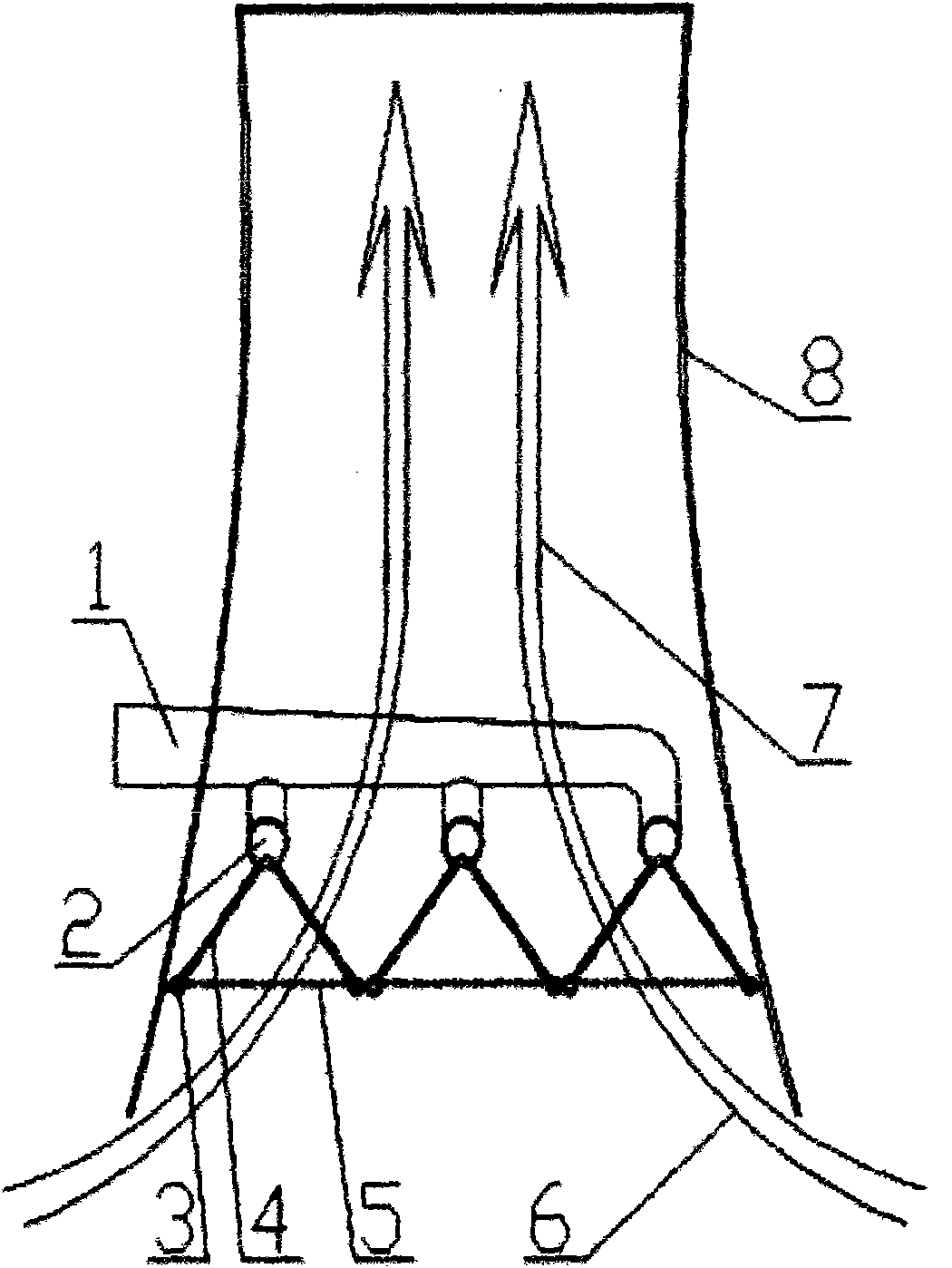 Natural ventilation air-cooling condenser