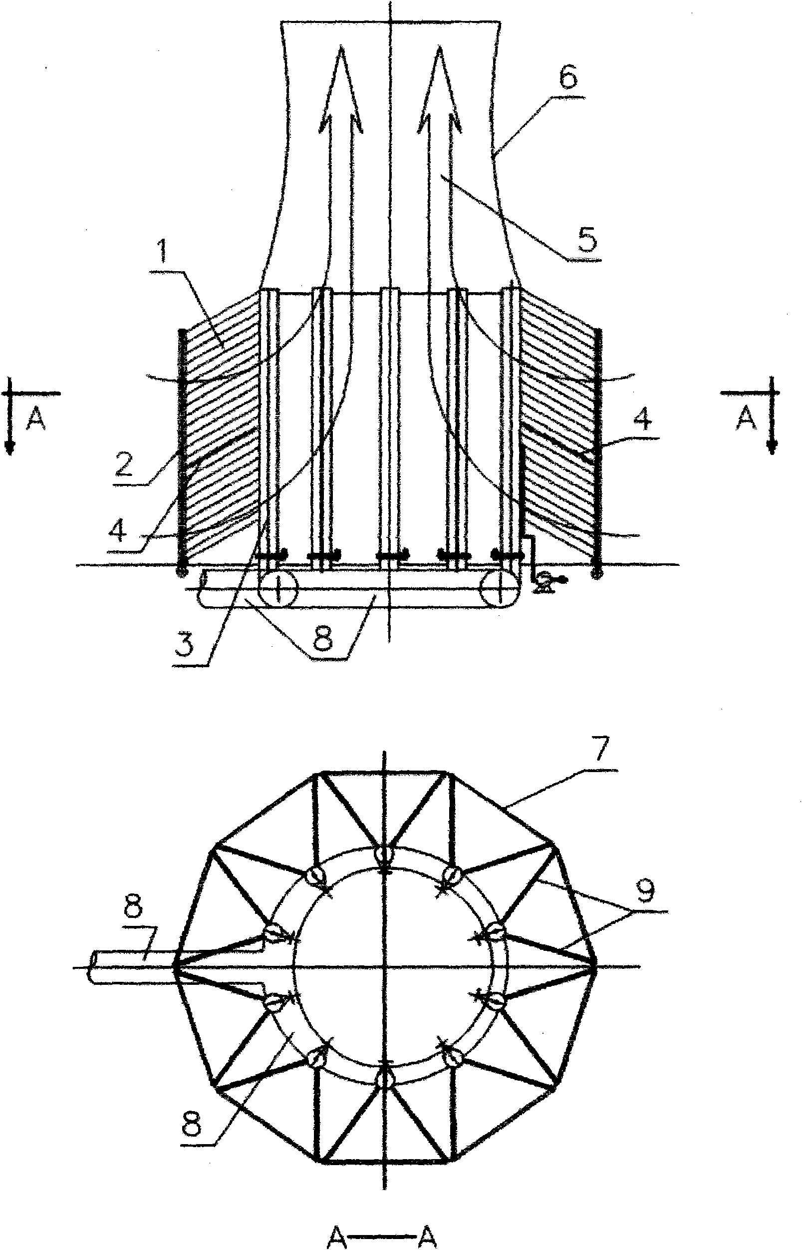 Natural ventilation air-cooling condenser