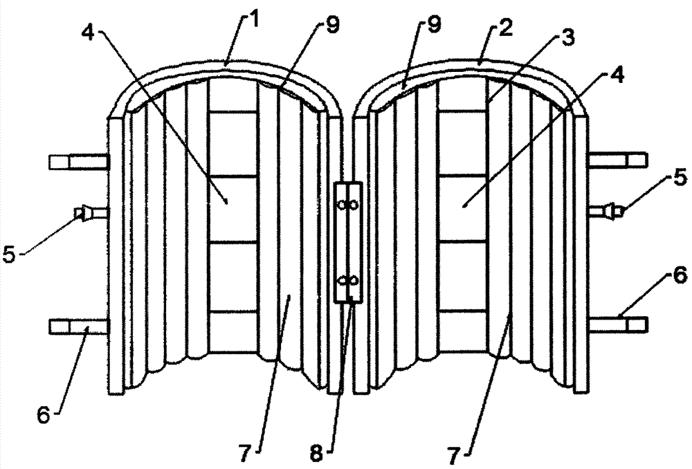 Self-radiating-type fracture nursing splint