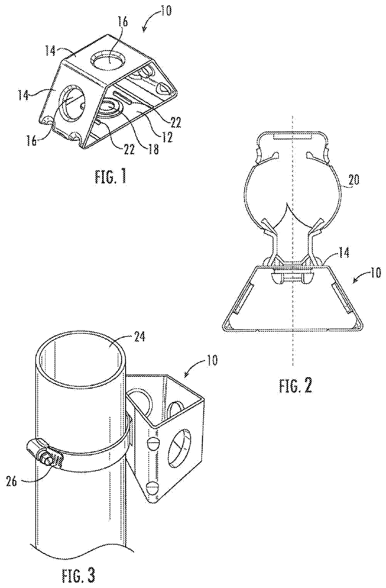 Isolator for mounting cable hangers