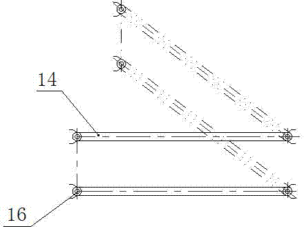 Universal cable-stayed detection device of lifting hook wire rope