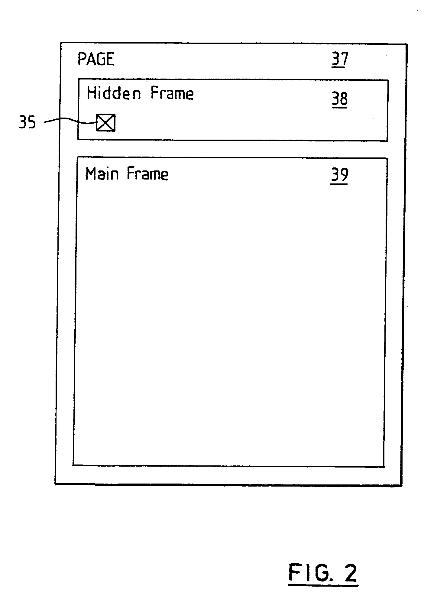 Method and system for updating/reloading the content of pages browsed over a network