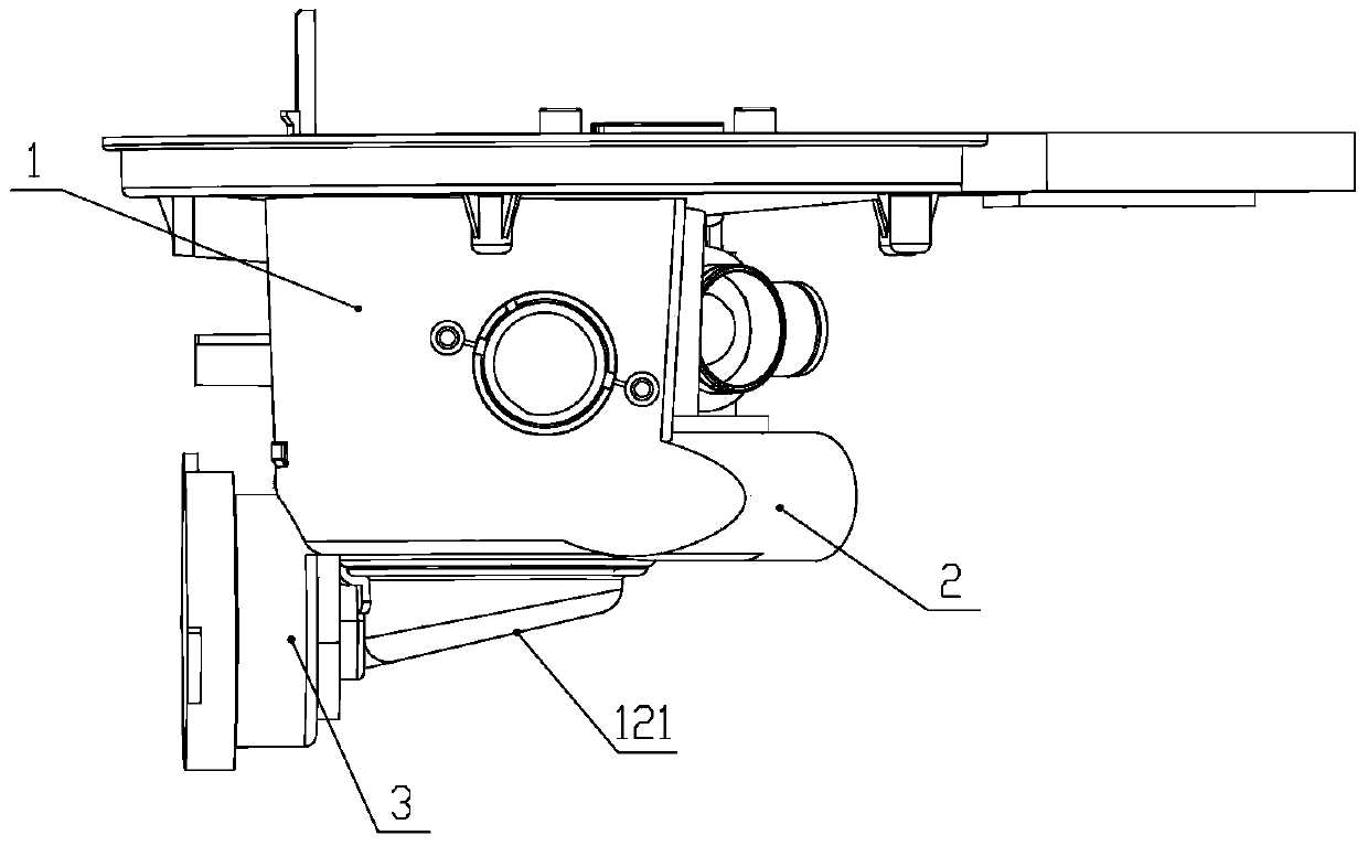 A kind of dishwasher water-saving sink and dishwasher