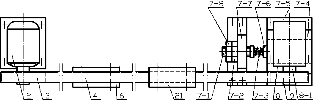 Tooth strap, rocking block and guide rod, and groove-shaped cam combined spatial mechanism of sliding plug door