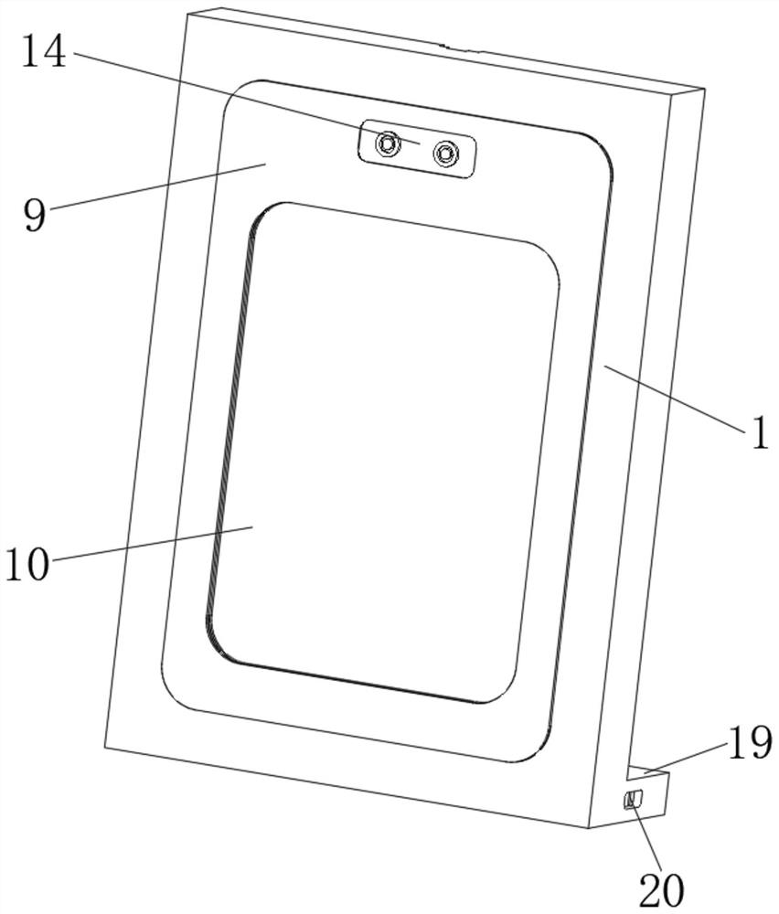 Wear-resistant touch panel with metal net on surface