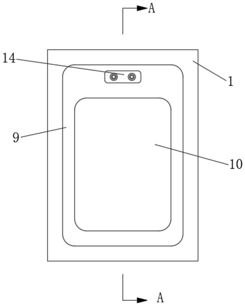 Wear-resistant touch panel with metal net on surface