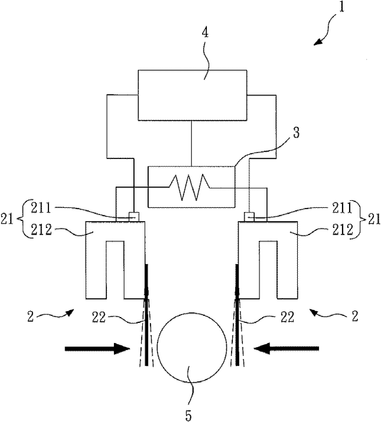 Micro-sensing clamping device