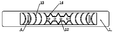 Automobile anti-collision beam structure based on bionic design