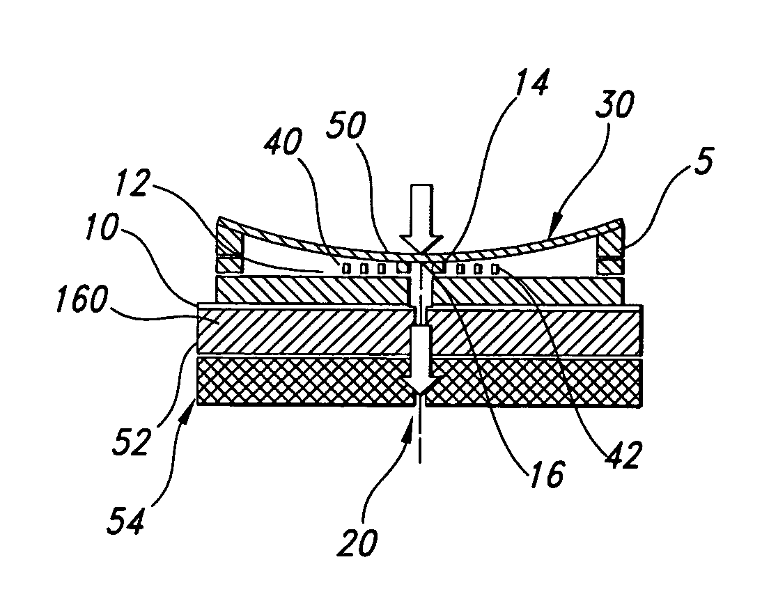 Single substrate electromagnetic actuator