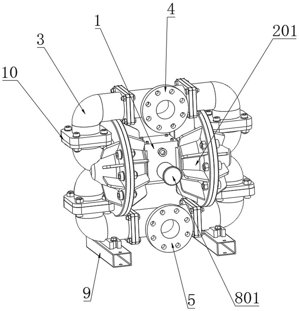 Oil exploitation pump