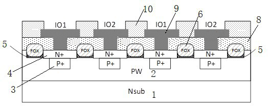 Bidirectional transient voltage suppression device and preparation method thereof