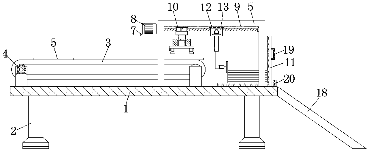 Stacking machine for corrugated paperboard production