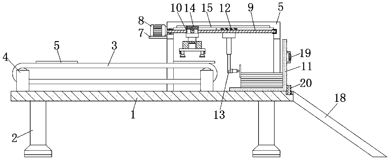 Stacking machine for corrugated paperboard production