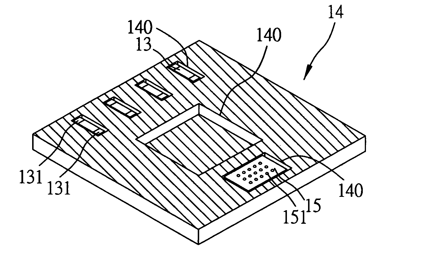 Heat sink structure with embedded electronic components for semiconductor package